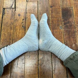 Light Gray Women's Crew Socks